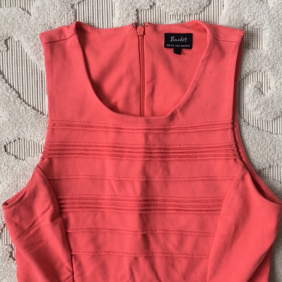 Bardot pink peplum top - Picture 2 of 4